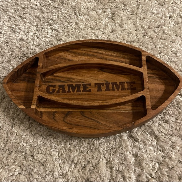 Other - 🏈 NEW/UNUSED Game Time Football Charcuterie Snack Tray